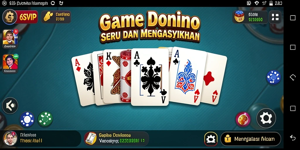 Screenshot gameplay 6SVIP menunjukkan keseruan permainan Domino.