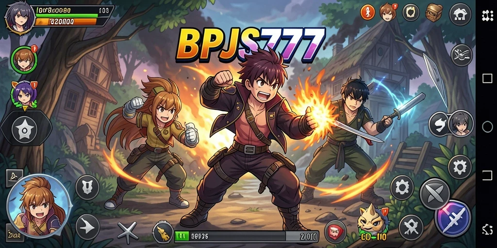 Screenshot BPJS777 menampilkan karakter anime dalam aksi spektakuler.