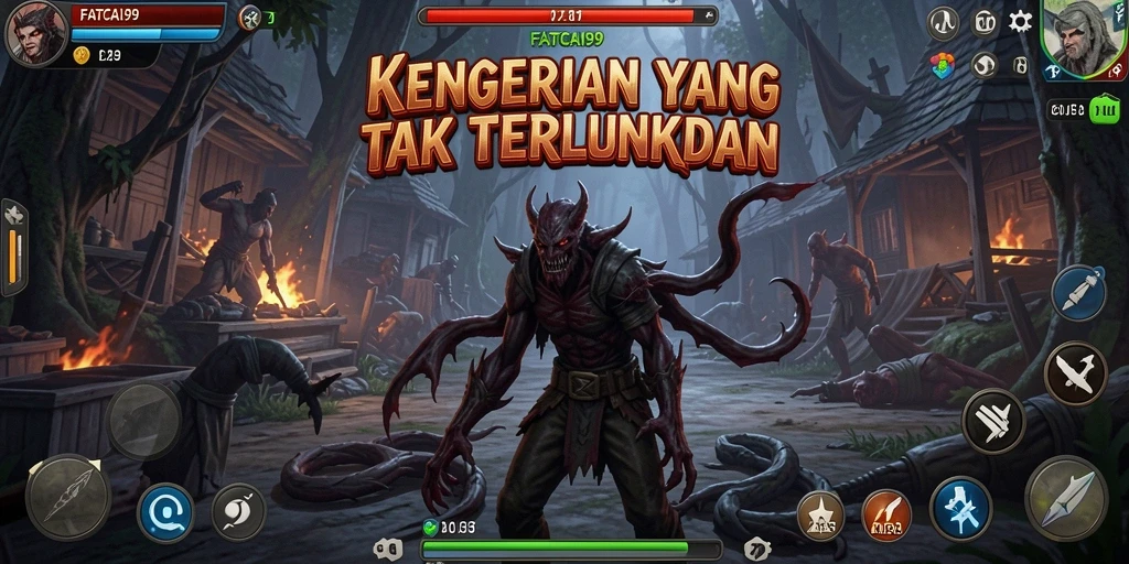Tampilan gameplay FATCAI99 yang menegangkan dan menyeramkan.