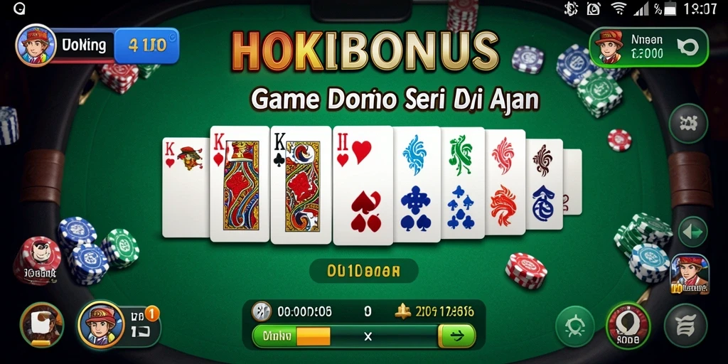 Tampilan gameplay HOKIBONUS yang mendebarkan dan interaktif.