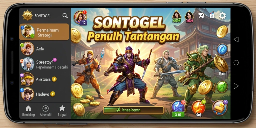 Tampilan gameplay SONTOGEL yang penuh strategi dan taktik.