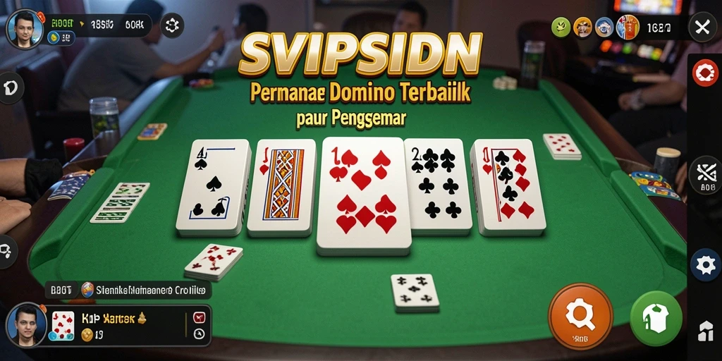 Tampilan gameplay dominonya yang seru dan interaktif.