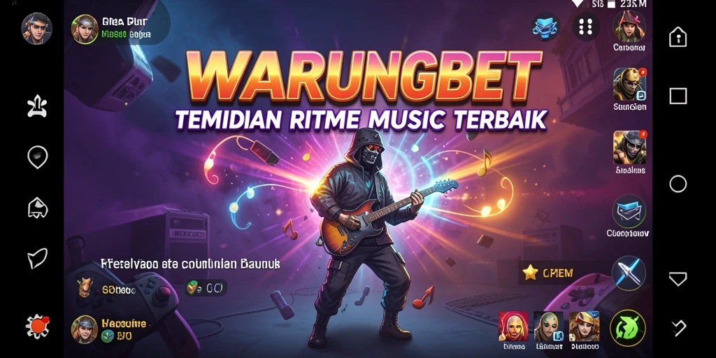 Tampilan menarik dari gameplay musik yang mengasyikkan.